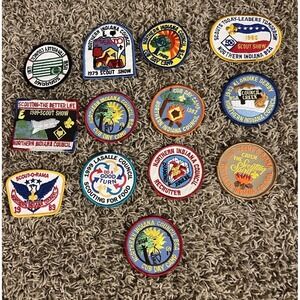 Vintage Boy Scouts Of America Patches Mostly Indiana 1970's- 1990's 13 Patches